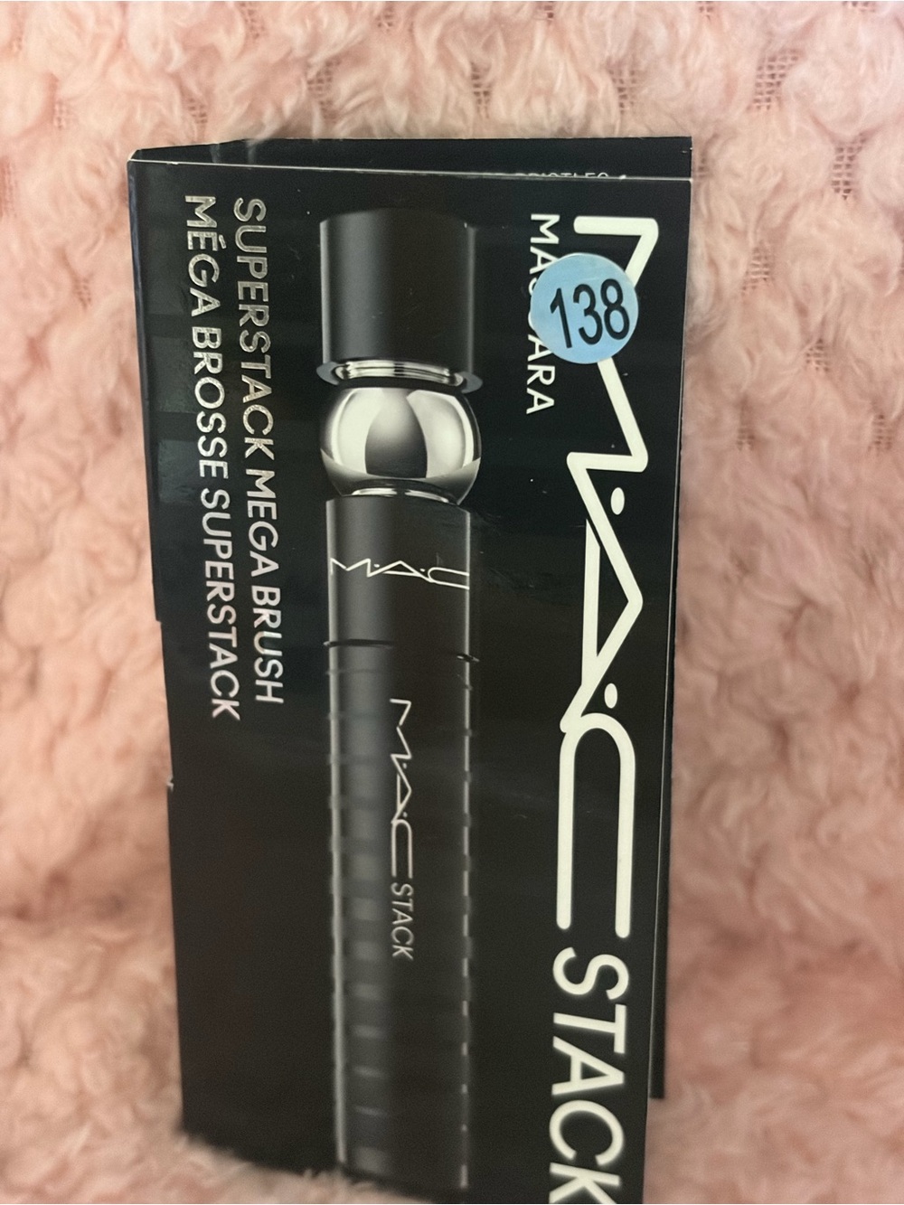 MAC Stack Mascara Superstack Mega Brush Black Mascara Travel Size 0.1 oz / 3 ml